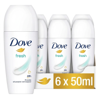 Dove Anti Transpirant Roll On Fresh Care 50 ml (6 Pack)