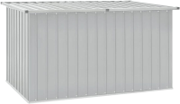 VidaXL Tuinopbergbox   Gegalvaniseerd staal, 171 x 99 x 93 cm, Grijs
