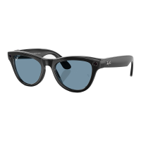 Ray Ban: Meta Skyler Gen1 AI bril   Transitions Cerulean Blue   Glanzend Zwart