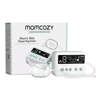 Momcozy elektrische neusaspirator voor baby's   elektrische neuszuiger met 9 zuigstanden, nachtlampje, kinderliedjesfunctie en siliconen opzetstukken van voedselkwaliteit