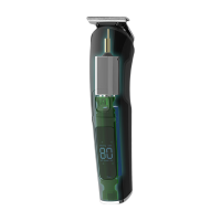 Sparoma elektrische tondeuse voor heren FK 8688   draadloze trimmer, geschikt voor haar, neushaar, oorhaar, lichaamshaar, bakkebaarden, kam van 3 12 mm, led displayscherm, IPX6 waterdichtheidsniveau, batterijduur 90 minuten, intelligente ledlamp