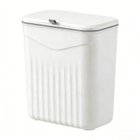 Plastic keuken prullenbak voor wandmontage 25x16x23,5 cm (NO.7108)
