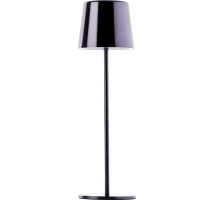 Brilliant Xaana Led Buitentafellamp 37 Cm, Zwart Verchroomd