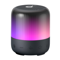Soundcore Glow Mini draagbare Bluetooth luidspreker met 360° geluid, lichtshow en 12 uur batterijduur, IP67 waterdicht