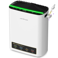 Jafända Luchtreiniger voor thuis, tot 114 m², echte HEPA filter met PM2.5 Display, slaapstand van 20 dB, verwijdert huisdierharen, geuren, stof, rook, pollen en allergenen