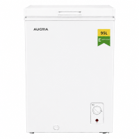 AUCMA 95 L omkeerbare vrieskist, omschakelbare koelkast & vriezer, mini diepvrieskast met open bovenkant, energieklasse E, stille werking, 7 traps thermostaat, uitneembaar mandje & ontdooi afvoer, geschikt voor huis, appartement & garage