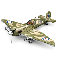 CAYI bouwstenen speelgoedset Spitfire Fighter MK9 526 stuks ABS voor hobbybouwers