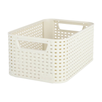 Curver Style opbergmand   S   6 liter   vintage wit   premium opbergoplossing, duurzaam kunststof, moderne huisorganisatie