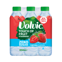 Volvic Touch of Fruit Aardbei   6 x 500 ml