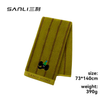 SANLI Verdikte 100% Katoenen Badhanddoek 73×140 cm 390 g Absorberend Voor Douche Groen
