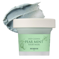 SKINFOOD 1957 peren munt masker 4,23 oz   poriën  en talgregulatie, verkoelende bubbels scrub afwasmiddel masker met rijstpoeder, verzachtend en hydraterend