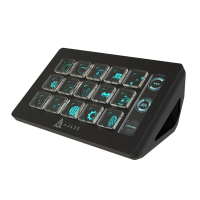 AJAZZ AKP153 Studio Controller, 15 macrotasten, triggeracties in app en software zoals OBS, YouTube en Twitch, gepersonaliseerde console voor foto  en video editing, livestreaming, pc/mac (zwart)