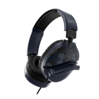 Turtle Beach Recon 70 Gaming Headset Bedraad (3,5 mm Jack)   Flip to Mute Microfoon   PC, PS5, Xbox Series X|S, Switch 2 & Meer   Blauw Camo