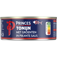 Princes tonijn met groenten in pittige saus   160 g