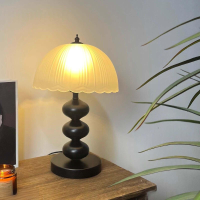Arlgsite antieke glazen tafellamp 1 stuk