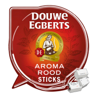 Douwe Egberts Aroma Rood Instant Koffie Sticks   25 pcs