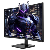 TITAN ARMY C27A1H R1500 16:9 Snelle VA FHD 300Hz Gaming monitoren, EU versie