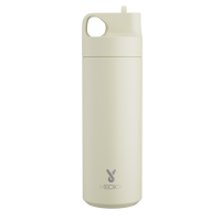 19 Oz Active Cup met draaggreep en drinktuit – Wit