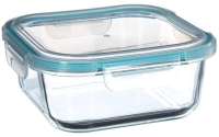 5Five Glazen opbergdoos   1,18 L, Blauw