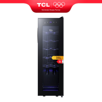 TCL WC035WBG0 wijnkoelkast – 12 flessen – 35 L – glazen deur – wijnklimaatkast – klein