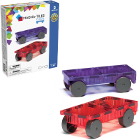 16022PR   MAGNA TILES Cars 2 delige uitbreidingsset