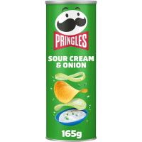 Pringles Sour Cream & Onion   165 g
