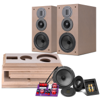 HiVi Swans DIY3.1 Passieve boekenplank speakers 6,5 inch, één paar