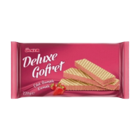 Ülker luxe wafel met aardbeiencrème