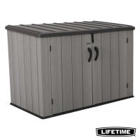 Lifetime Horizontale Opbergschuur   Grijs, 128 x 102 x 41 cm