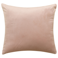 Deconovo sierkussenhoes van hollandse fluwelen, stofroze, 50 x 50 cm, 1 stuk