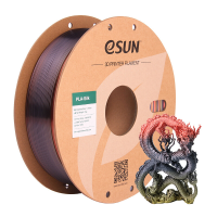 ESUN Regenboog Zijde PLA 3D Filamenten 1,75 mm   Morning Glow 1 kg, Zijde Textuur, Regenboogkleur, Hoge Snelheid Printen 3D Materiaal Voor De Meeste Printers