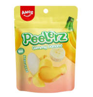 Amos snoep 120 g Peelerz gummisnoep banaan