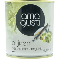 Amogusti Olijven Gevuld Met Ansjovis   200 g