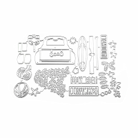 WhereHike metalen snijmallen voor autodecoratie, snijmallen voor kaarten maken in de opruiming, preegmallen voor scrapbooking, doe het zelf decoratie voor albums en papieren kaarten