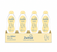 Zwitsal badolie 4 x 200 ml