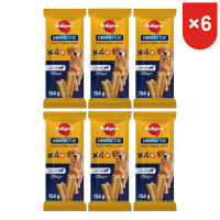 Pedigree tandverzorgende kauwsnacks voor grote honden 154 g * 6