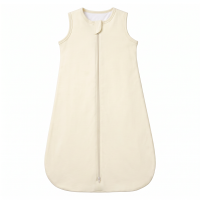 Vowia 100% katoen warme winter babyslaapzak 2,5 TOG voor 6 12 maanden   crème