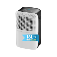 ELECCI ontvochtiger 16 l/dag met afvoerslang, 3,1 l watertank, 4 standen, R290, continue afvoer, automatische ontdooiing, 24 u timer, ideaal voor kamers van 32 m²