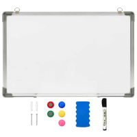 VidaXL Magnetisch whiteboard   50 x 35 cm, Wit