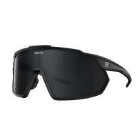 Revoray Fietsbril – Hoogwaardige TAC Gepolariseerde Lenzen, 33 g Ultralicht TR90 Montuur, UV400 Bescherming, Water  en Olieafstotende Coating, Professionele Sportzonnebril voor Fietsen, Y1 zwart