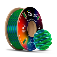 CAILAB 3D printer Filament PLA Silk Dubbele Kleur   Blauw & Groen