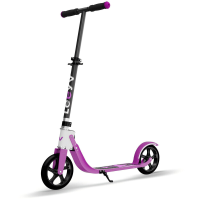 LEEYV step RV205, step voor kinderen van 6–12 en volwassenen, max. Draagvermogen 100 kg, verstelbare hoogte, lichtgewicht 2 wielig, opvouwbare kinderstep met grote wielen van 205 mm