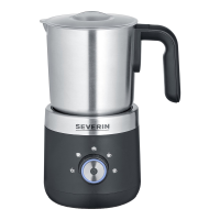 Severin SM 3588 melkopschuimer – warm en koud – PFAS vrij – warme chocolademelkfunctie – 300 ml