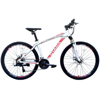OYAMA Freedom 2.1 Mountainbike met 17 inch frame wit/rood