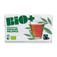 Bio+ zwarte thee   20 stuks