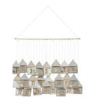 Feeric Hangende Adventskalender   90 cm, beige