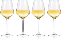 Alpina witte wijnglas set   380 mL, 4 stuks, transparant