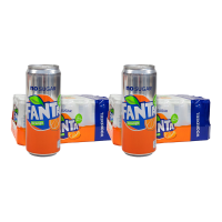 Fanta Orange Suikervrij Slanke Blik 330 ml x 24 x 2
