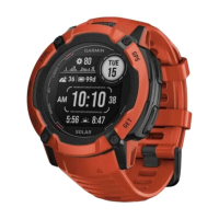 Garmin Instinct 2X Solar   50 mm   Oneindige batterijduur met zonne energie   Vlamrood
