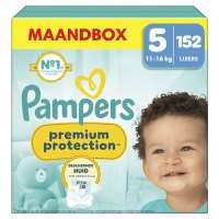 Pampers Premium Protection Luiers Maat 5 – Maandbox 152 Luiers